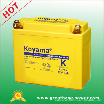 Motorrad-Batterie-Automobil-Batterie 9ah 12V